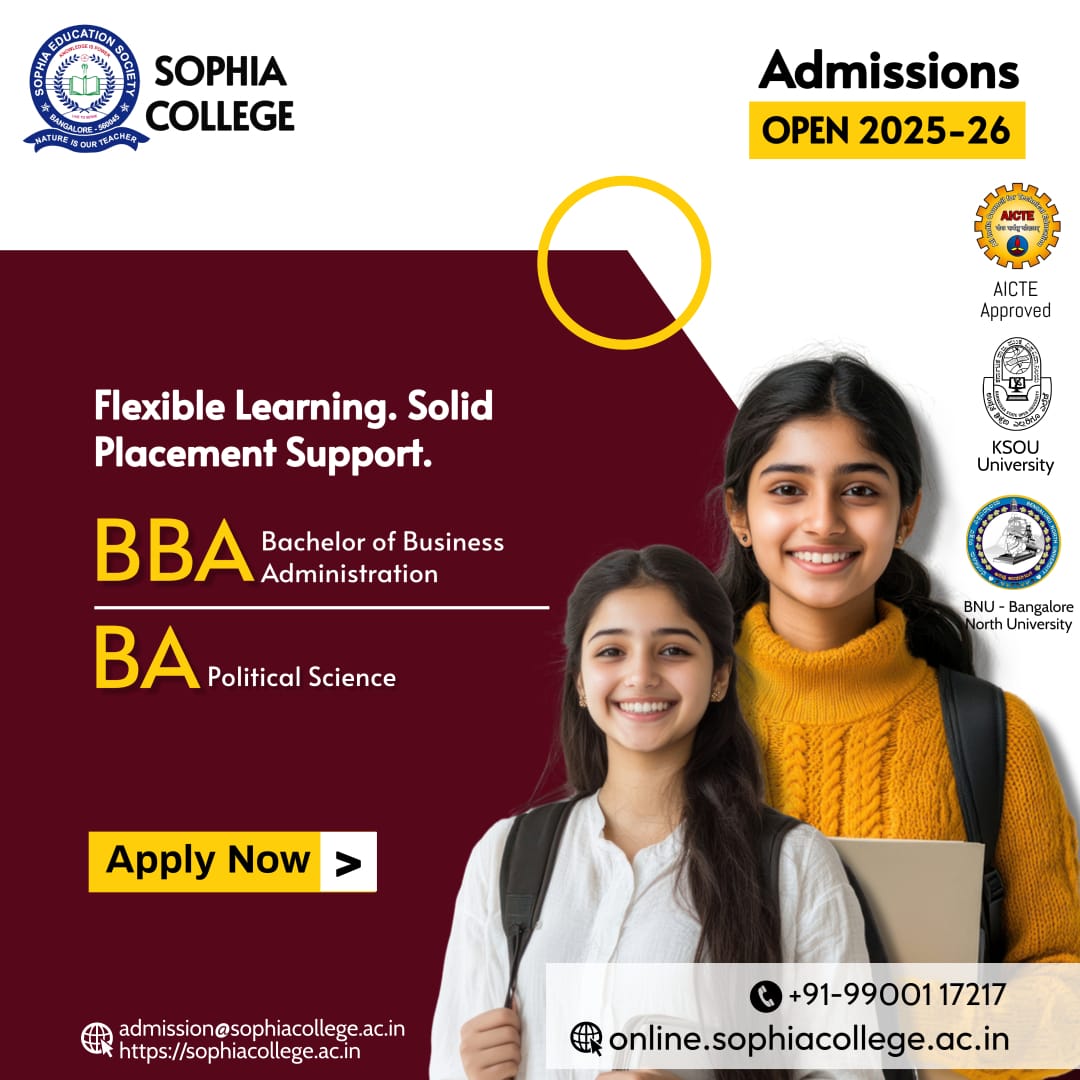 Sophia Degree College tweet media