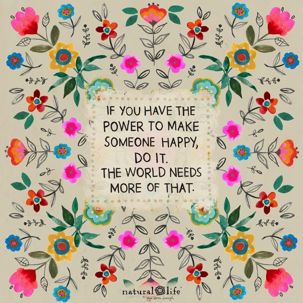 Happiness is magic. The more of it you give away, the more of it you have 💖 

#ThoughtfulThursday