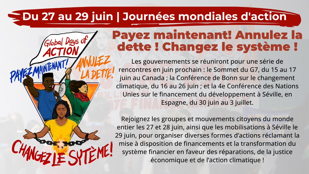 MJA_RDC's tweet photo. Journées mondiales d’action
#Payez
#Annulez 
#Changez

@EM_Mabunguta @UNEP_Francais @matumo_b @Ekilaaa #africansrising @AfrikInfo https://t.co/f6zIX2Yc6j