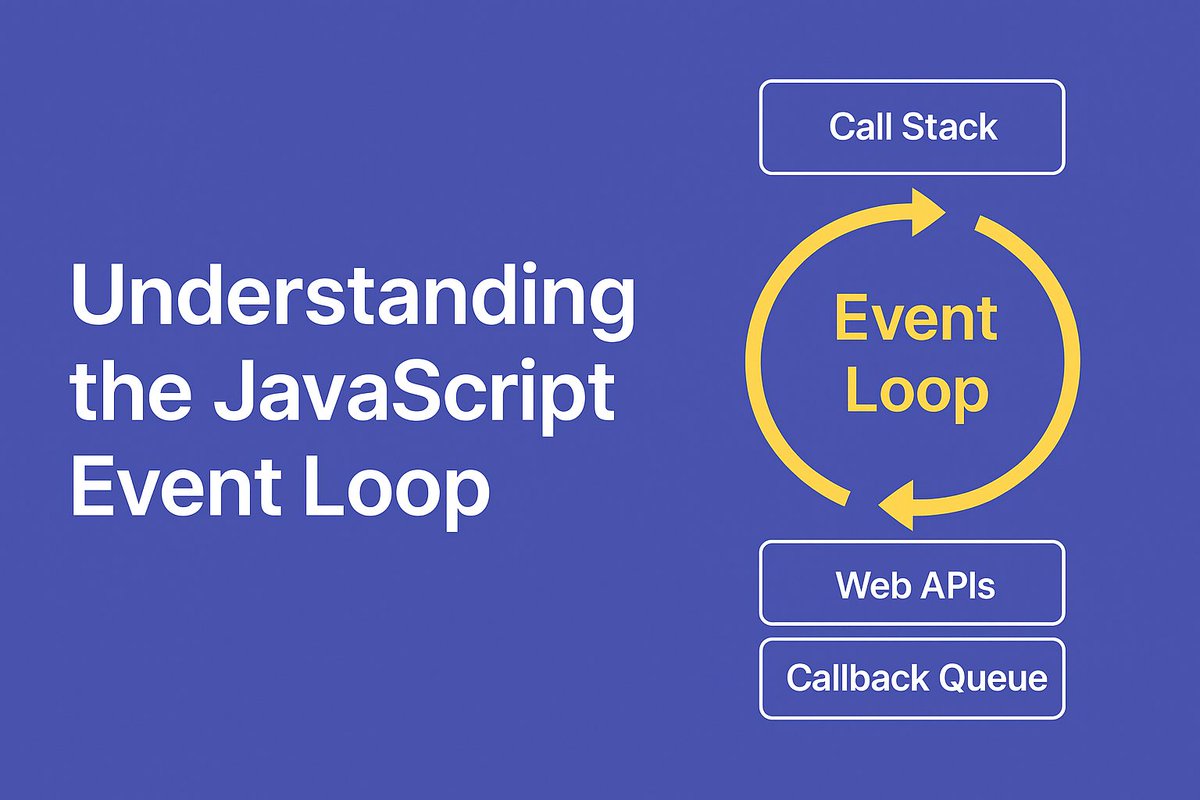 codingwithankur's tweet image. 🧠 Confused about async in JS?
Understand the 🔁 Event Loop with diagrams & examples!
👉 Dive into the blog: webcodingwithankur.blogspot.com/2025/06/what-i…
#JavaScript #EventLoop #AsyncJS #WebDev