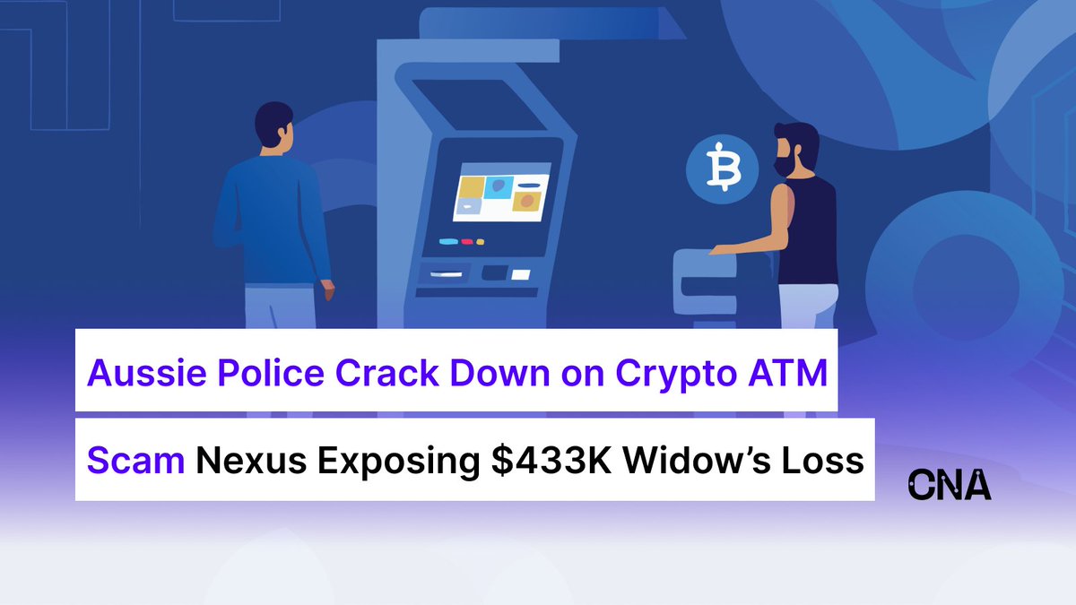Australian police tracked crypto ATM activity, uncovering 21 romance and investment scam cases, including a 77-year-old who unknowingly lost $433K over two years. 🏧
 
Read the full story 👉 bit.ly/4lsLmyp

#crypto #cryptonews #cryptonewstoday
