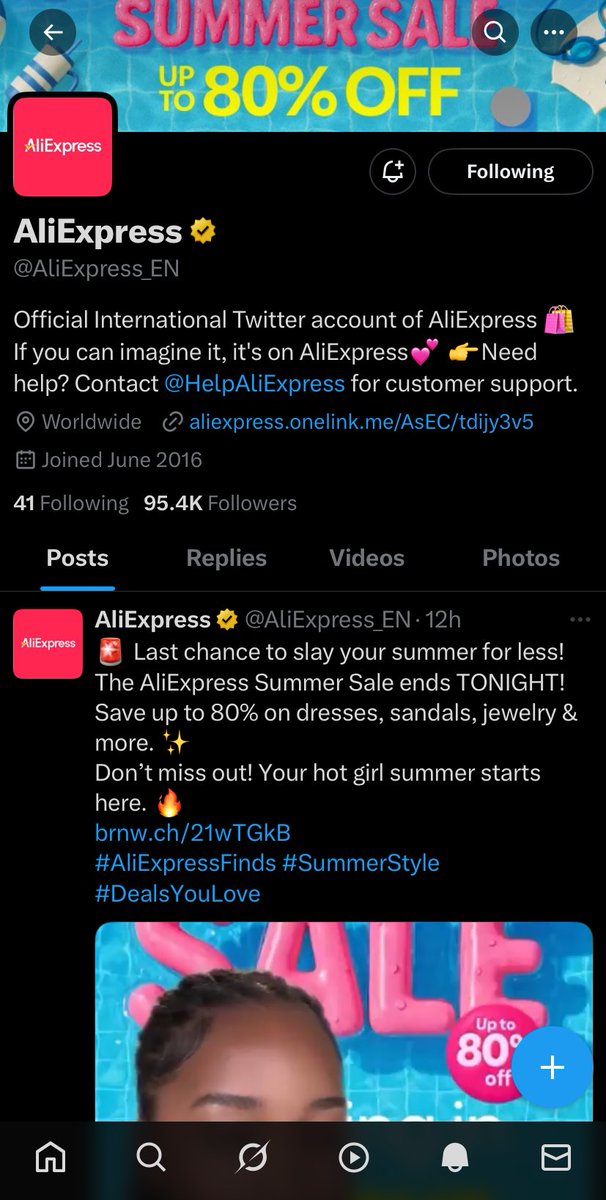 sheriffAtef's tweet photo. @AliExpress_EN There is no DM button despite following you https://t.co/6l7HSQgRdA