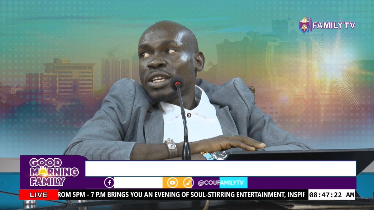 COU Family TV (@coufamilytv) on Twitter photo TAKE NOTE: Hosted by <a href="/nyongereza/">Hope Nyongereza</a>
TOPIC: How digital literacy is transforming persons with disabilities.
GUESTS: Walugembe John Bosco, <a href="/NUDIPU/">NUDIPU</a> & Kisaame Samuel, <a href="/EighTechnology/">Eight Technology</a>
LINK: youtube.com/live/d3pe8FVgP…
#TakeNote #GoodmorningFamily #EnrichingLives TAKE NOTE: Hosted by <a href="/nyongereza/">Hope Nyongereza</a>
TOPIC: How digital literacy is transforming persons with disabilities.
GUESTS: Walugembe John Bosco, <a href="/NUDIPU/">NUDIPU</a> & Kisaame Samuel, <a href="/EighTechnology/">Eight Technology</a>
LINK: youtube.com/live/d3pe8FVgP…
#TakeNote #GoodmorningFamily #EnrichingLives