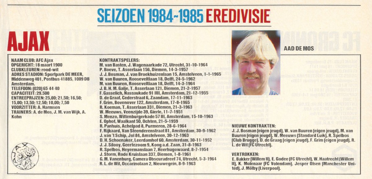 Zin in het nieuwe seizoen.