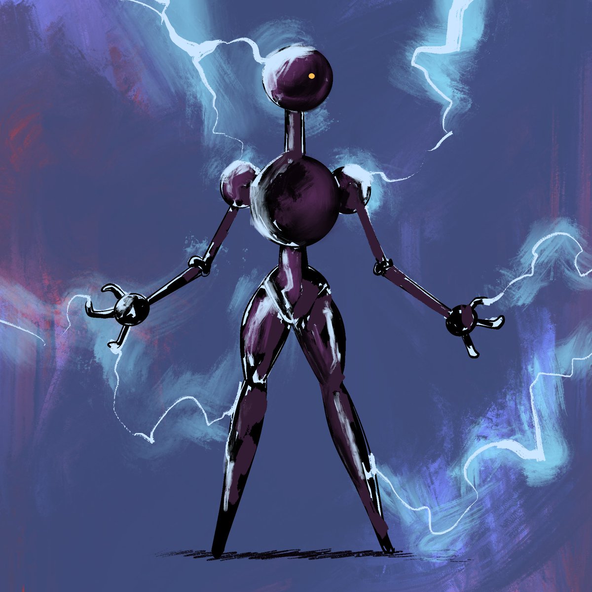 ianlaser's tweet image. Devil Bot! Occult meets Tezuka style robots #illustration #cartoon #art