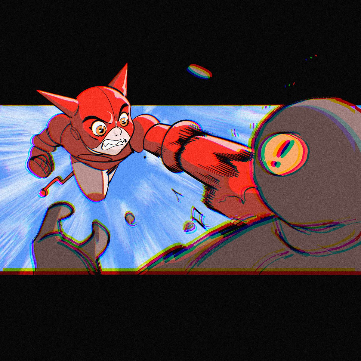 ianlaser's tweet image. Devil Bot! Occult meets Tezuka style robots #illustration #cartoon #art