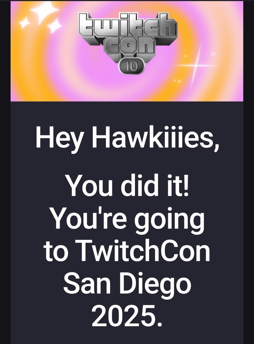 HawkiesVR's tweet image. Twitch Con homies, where you at :3