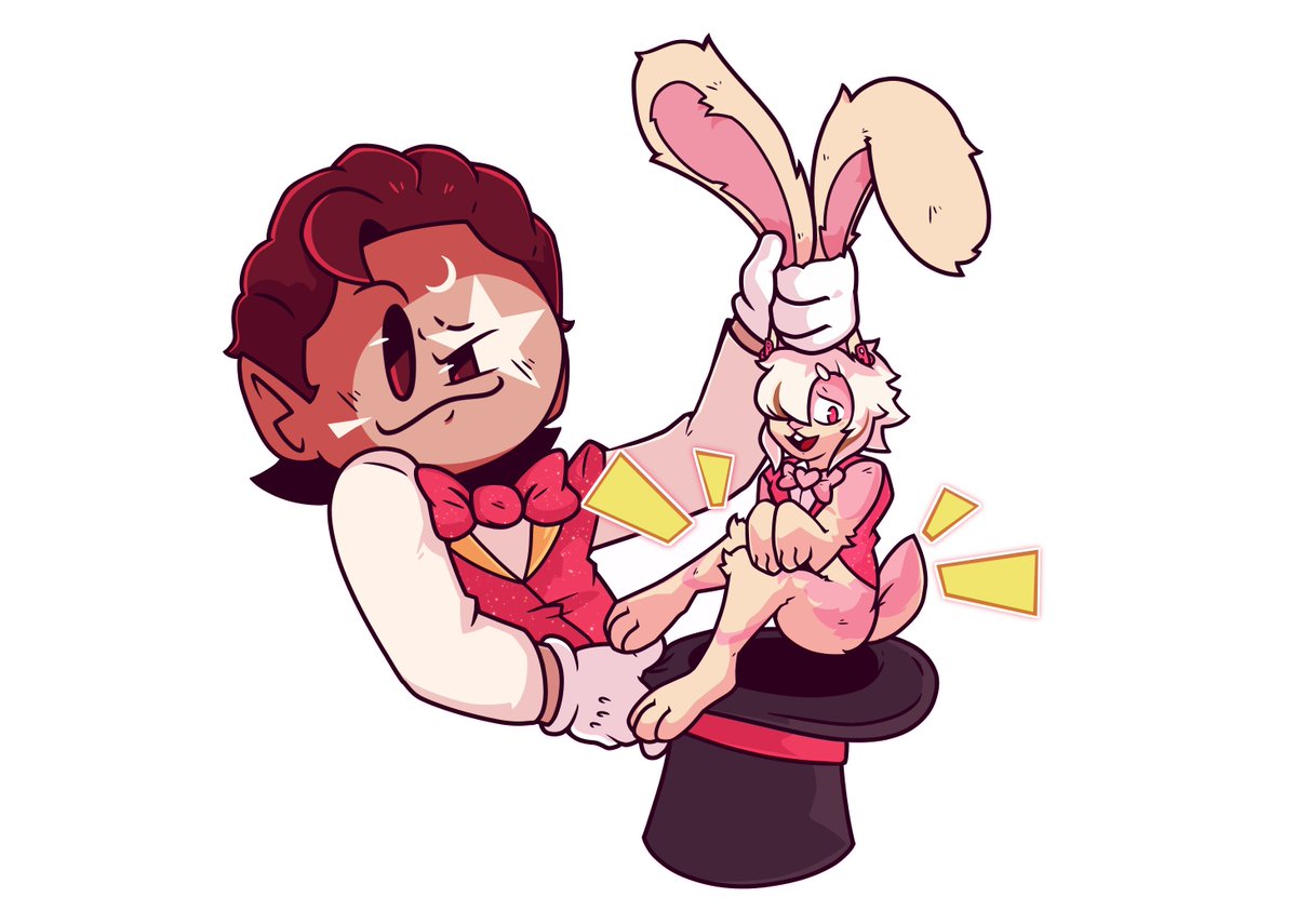 Drag0G's tweet image. Hey @BunnyDoThat, want to see a magic trick? I pulled you out of a hat... tada!