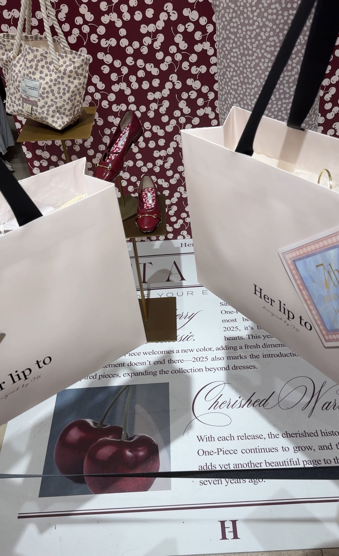 【美品】Her lip to HLT Cherry Tote Bag Amazon.co.jp: HLT Cherry Tote Bag herlipto チェリー トート