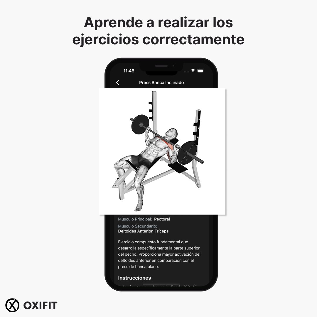 jorgeinvierte's tweet photo. Hace unas semanas publiqué mi primer proyecto. Oxifit, una app para registrar y gestionar entrenamientos de gimnasio: explicaciones y visuales de +100 ejercicios, historial de pesos y medidas, entrenadores personales, calendario… https://t.co/CMguK5fzd6