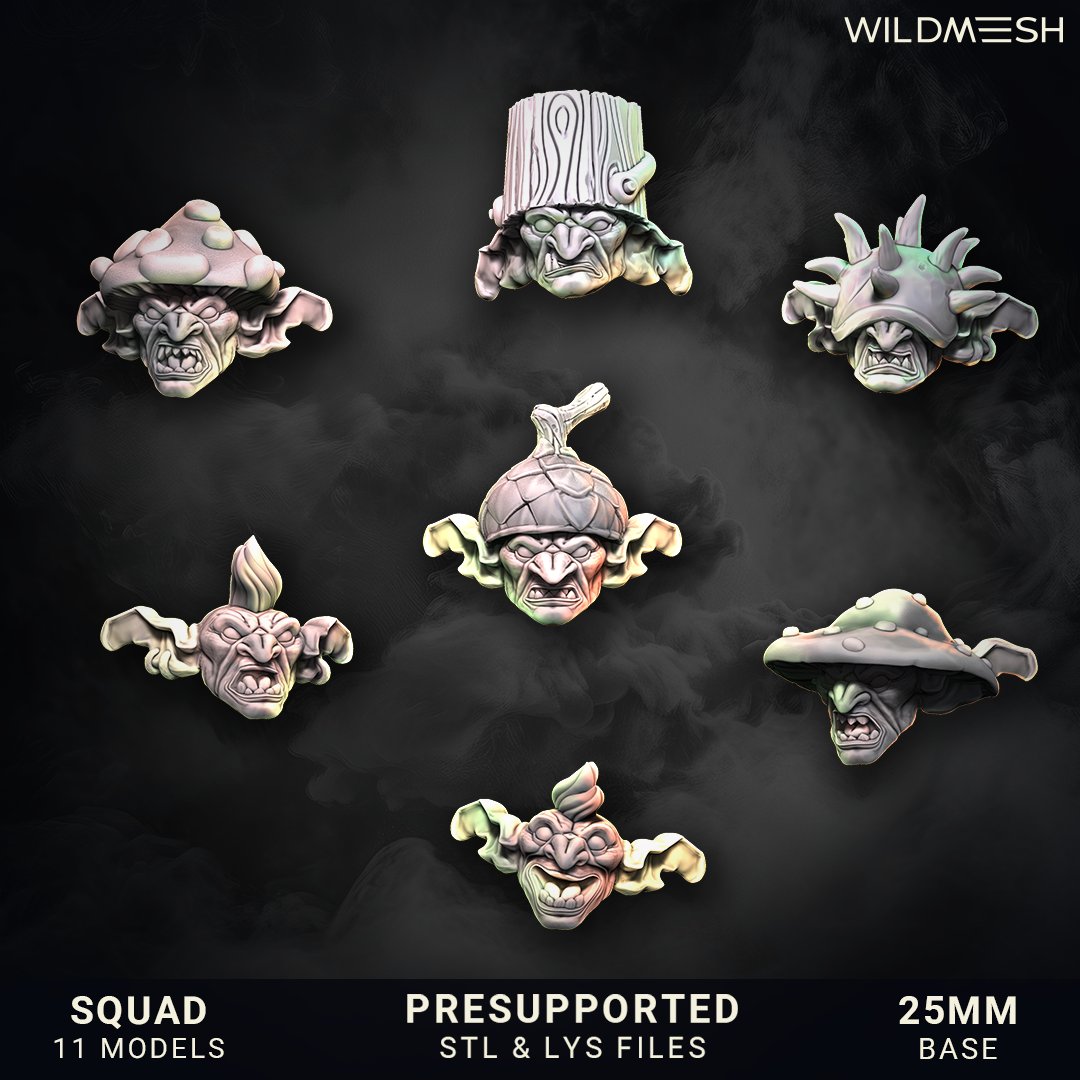 MeshWild's tweet photo. Looking for some Boblin the Goblin? We’ve got you covered! Link in Bio
#mmf #goblins #dnd #rpg #myminifactory #stl #3d #3dprintableminiatures #3dprint https://t.co/DcWqmaZCDj