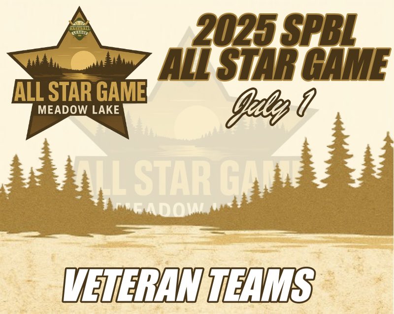 thespbl's tweet photo. Veteran All Stars for the 2025 SPBL All Star Game in Meadow Lake on July 1st! https://t.co/3bPF6f6mqG