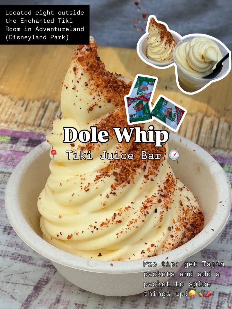 TalkToLiset's tweet image. I’m just here for the snacks 😮‍💨

Birria grilled cheese, cocoa puff cold brew, tajín Dole Whip, and warm cookies… all inside Disneyland 🍴🏰
Tag someone who’d eat all of this with you 👇
#DisneylandEats #ThemeParkFood #FoodieVibes #disneyland