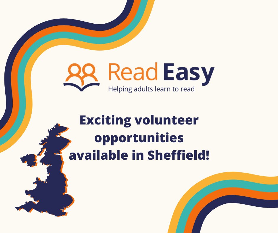ReadEasyUK's tweet image. Read Easy Sheffield has several exciting management roles for volunteers to help lead this growing group. If you might be able to support as a Team Leader, Publicity Organiser, Referrals Networker or Fundraiser - get in touch!
#ReadEasy #VolunteerSheffield