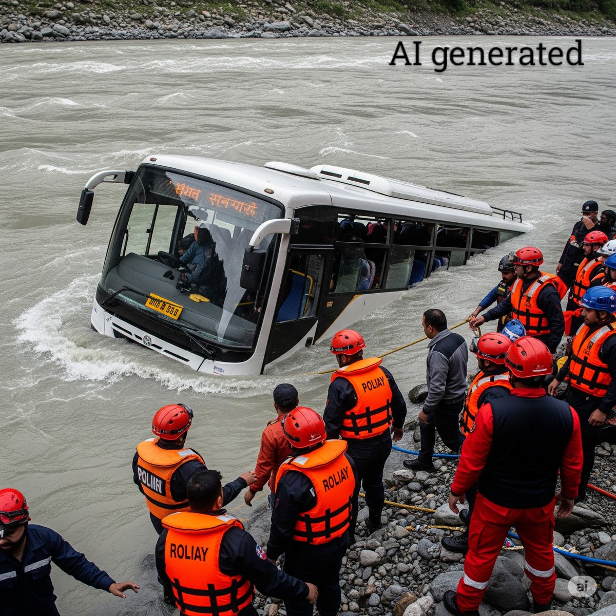 DevendraMShah1's tweet image. &amp;gt; मन विचलित कर देने वाली खबर 💔
उत्तराखंड के रुद्रप्रयाग में अलकनंदा नदी में बस गिरने से बड़ा हादसा।
18 में से 7 लोगों को बचाया गया, 11 अब भी लापता।
ईश्वर से प्रार्थना है कि सभी सुरक्षित हों।
ॐ शांति। 🙏
#Rudraprayag #PrayForSafety