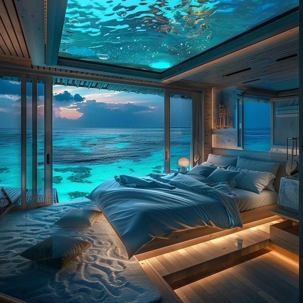 Cozy room in  Maldives 🌄🛬🚑