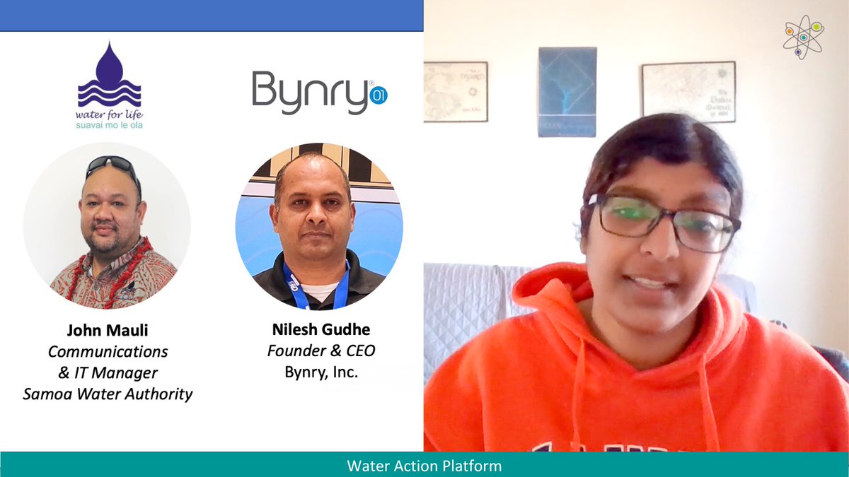 Now, to talk about Bynry's experience with the Samoa Water Authority in the Trial Reservoir, here's our own Dr. Reshmina William, and Bynry's Founder and CEO Nilesh Gudhe.