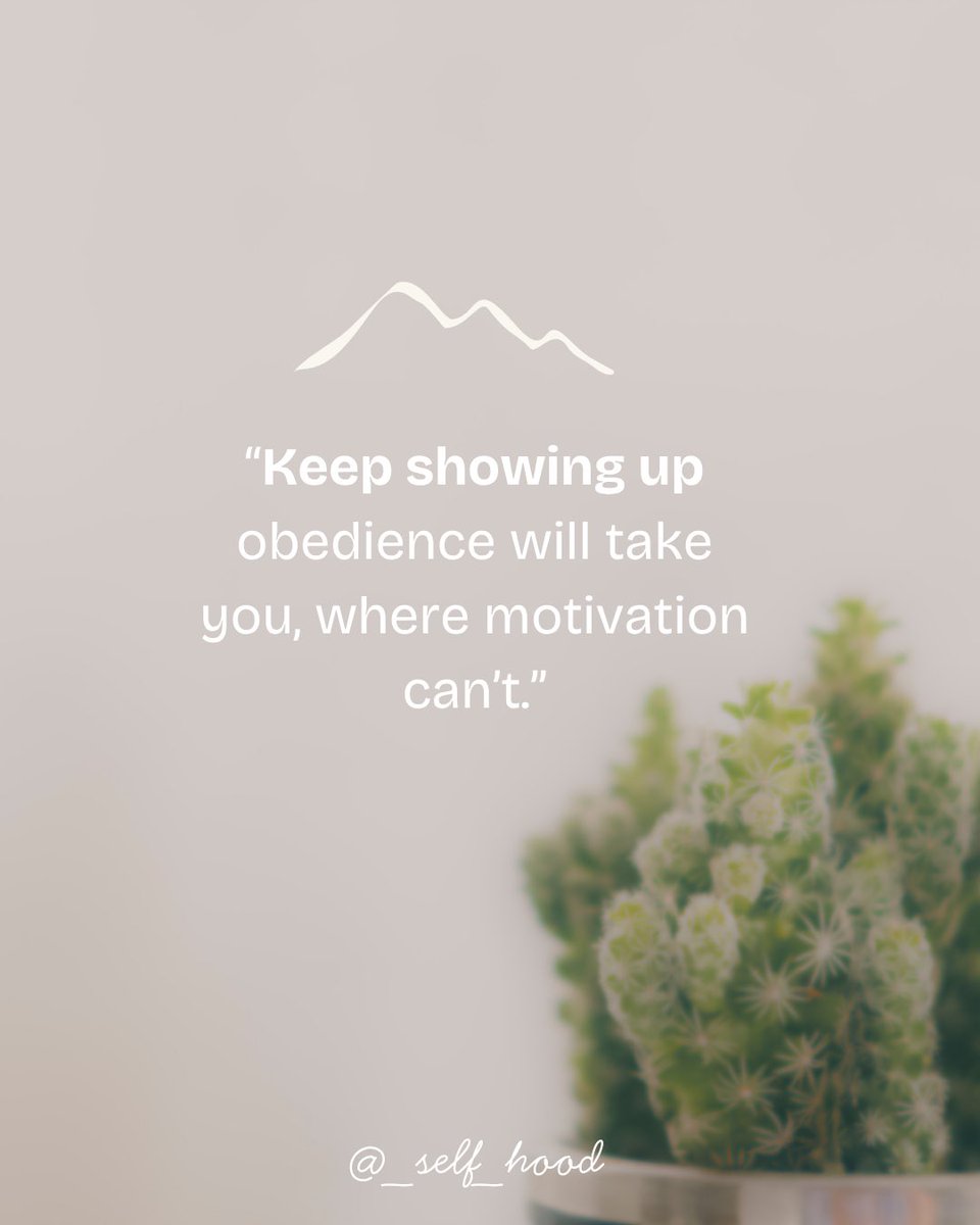 Not every day feels magical.
Not every step feels inspired.
But still… we show up.

Sometimes obedience is the rhythm that carries us when motivation runs dry.
And that quiet faith?
That’s where the real glow lives. ✨

#thursday  #selfhood #fypシ #explorepage✨ #trending #viral