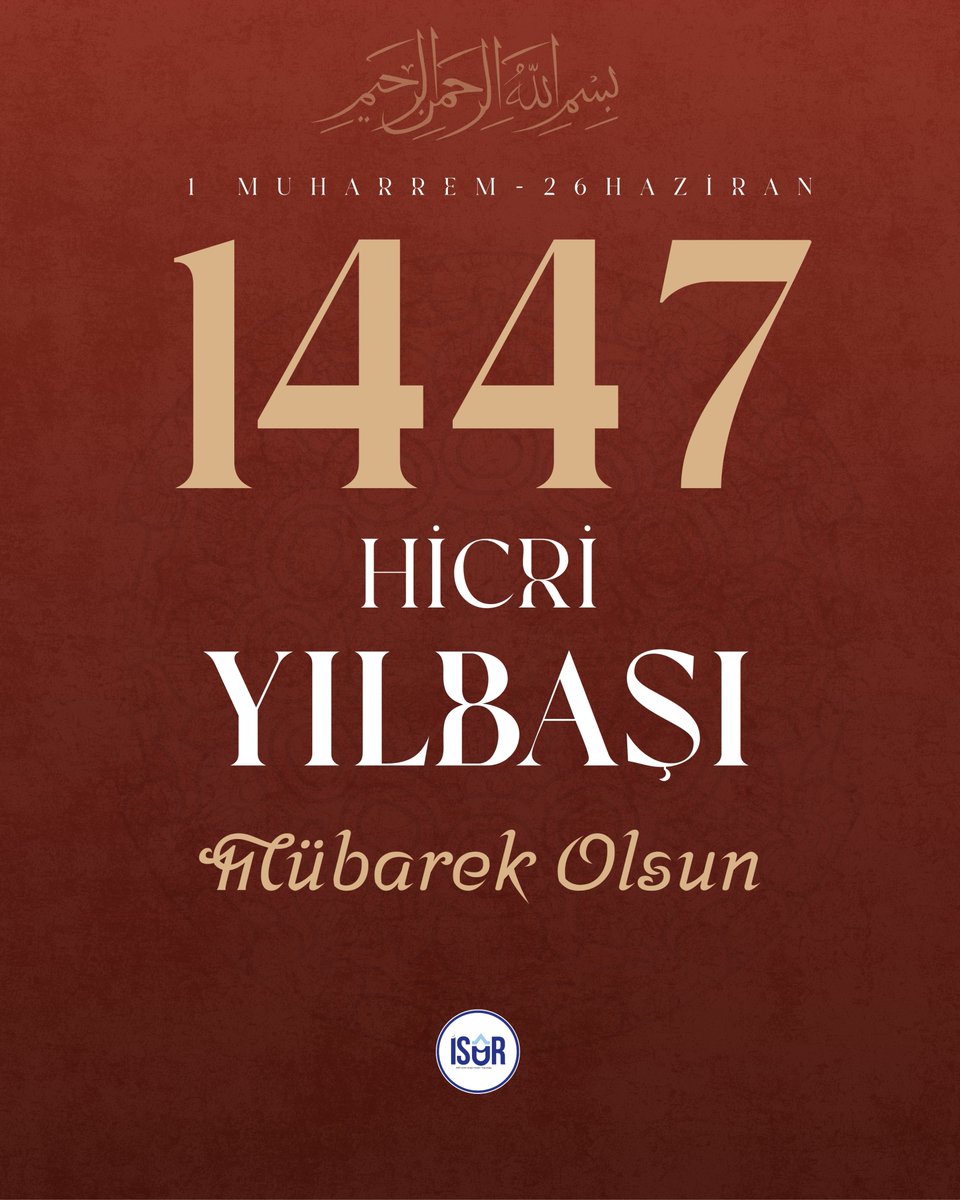 1447 Hicri Yılımız Mübarek Olsun!

#HicriYılbaşı
