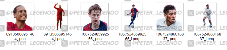 PETER_LEGENOO's tweet image. Monday BT&amp;amp;ST Info  

Van dijk-BT
F. de Jong-ST
Bellingham -ST

#efootball #eFootball2025