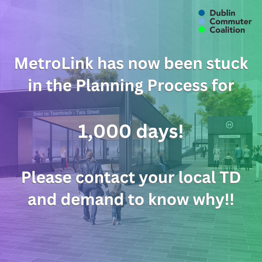 This is not the type of Milestone we want to be highlighting, but today marks 1,000 days that MetroLink has been stuck in the planning process

It’s time to start contacting your TD’s!!

Demand answers from them and what the solutions will be!