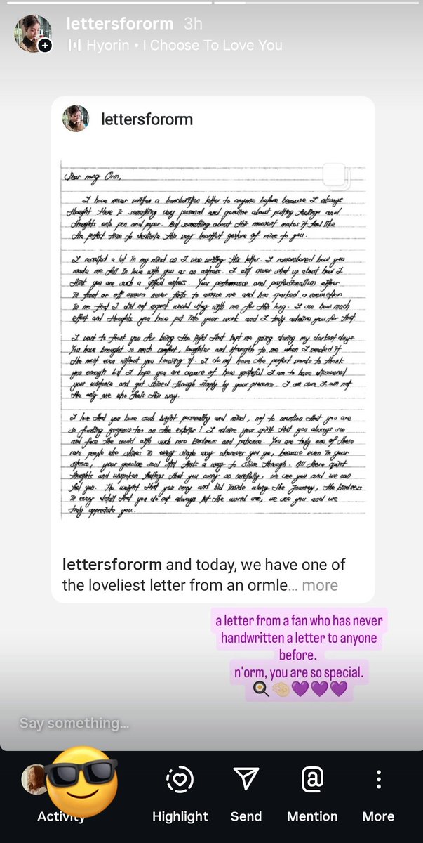 lettersfororm's tweet photo. Mae Koy noticed another of the loveliest letter written by a fan for N'Orm. 

If anyone want to send in letters or words of encouragement to N'Orm and keep this little love project going and growing. Please do  DM for submissions na ka 🙏🏻💜

#Ormkornnaphat #ออมกรณ์นภัส https://t.co/kZYOzq1zWr