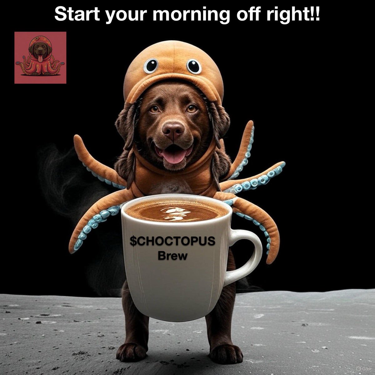 fire_lionn's tweet photo. Good morning ☕️☕️☕️

🚨 TODAY’S THE DAY! 🚀 The choctopus dip is ripe for the picking! 🐙🍫 Don’t miss this sweet deal—grab your choctopus at the low and savor the gains! 📈 #ChoctopusDip #BuyTheDip #SweetProfits

Ca: 💵 

EVrGfAj99Xr1NjqqZv6E2msVKZVmhGaThHhcZXzrpump https://t.co/2SAHis9zyV