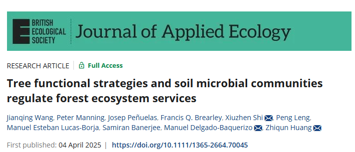 GlobalEcoUnit's tweet image. 🌳 New research finds that tree traits & soil microbes together shape how forests deliver key ecosyst services—from 💧retention to productivity
Smart species selection = better forest restoration! 🌱
Jianqing Wang @JosepPenuelas @csic @CREAF_ecologia @iec
besjournals.onlinelibrary.wiley.com/doi/full/10.11…