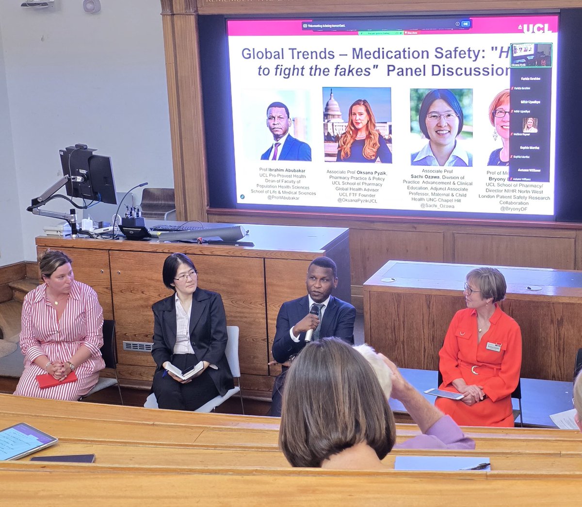 UCL Fight The Fakes (@uclfightsfakes) on Twitter photo Day 1 of #PAweek25
Huge thanks to <a href="/ProfIAbubakar/">Ibrahim Abubakar</a> , <a href="/OksanaPyzikUCL/">Oksana Pyzik</a> , Sachi Ozawa and <a href="/BryonyDF/">Bryony Dean Franklin</a> for a powerful opening session on #GlobalTrendsInMedicatioinSafety 💊
Great start to #PharmAllianceWeek at @UCL
#UCLFTF #GlobalPharmacy <a href="/PhrmAlliance/">PharmAlliance</a> Day 1 of #PAweek25
Huge thanks to <a href="/ProfIAbubakar/">Ibrahim Abubakar</a> , <a href="/OksanaPyzikUCL/">Oksana Pyzik</a> , Sachi Ozawa and <a href="/BryonyDF/">Bryony Dean Franklin</a> for a powerful opening session on #GlobalTrendsInMedicatioinSafety 💊
Great start to #PharmAllianceWeek at @UCL
#UCLFTF #GlobalPharmacy <a href="/PhrmAlliance/">PharmAlliance</a>