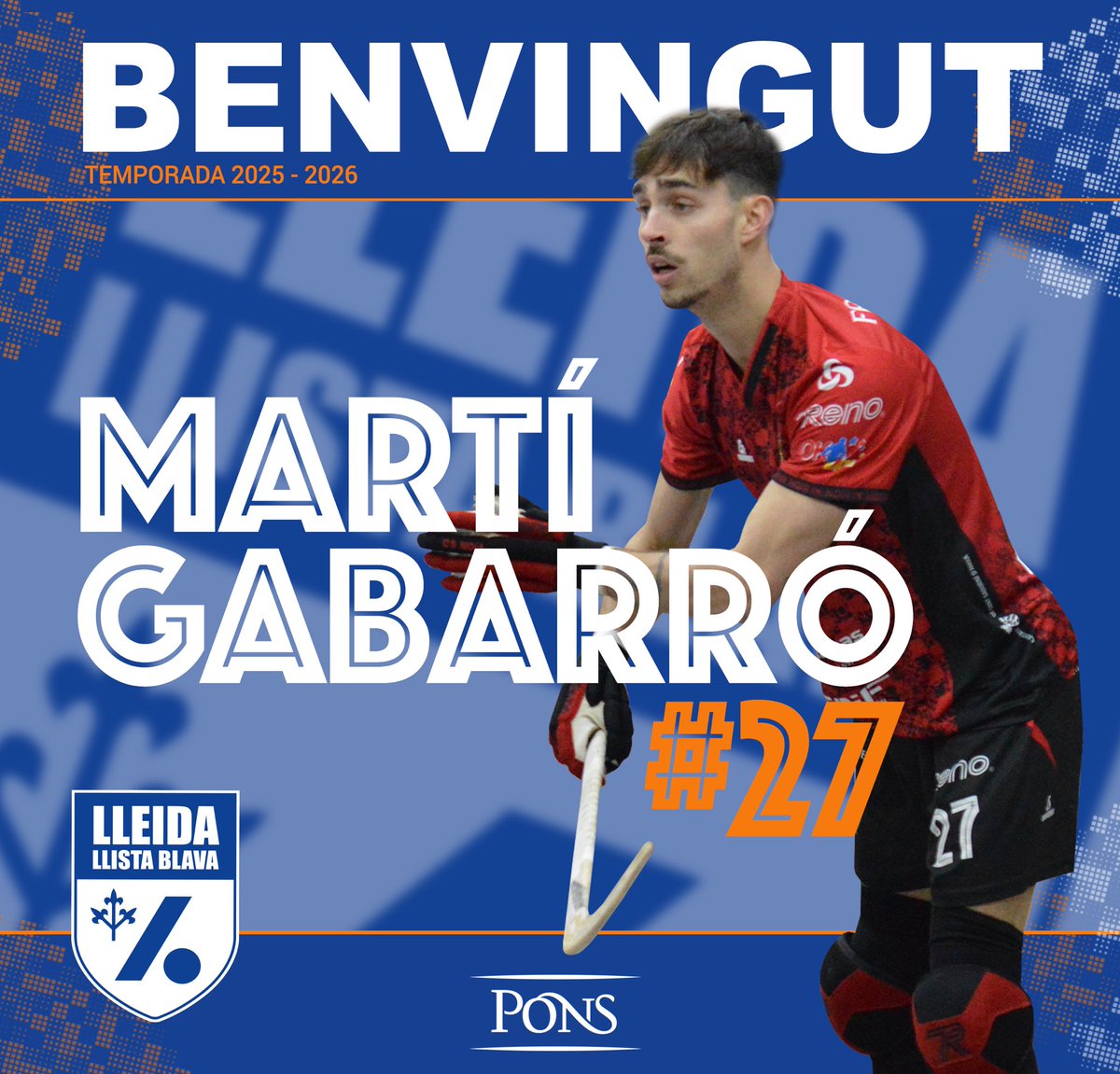 🏑 Benvingut Martí! En Gabarró és la primera incorporació per la temporada vinent 💙🤍💙