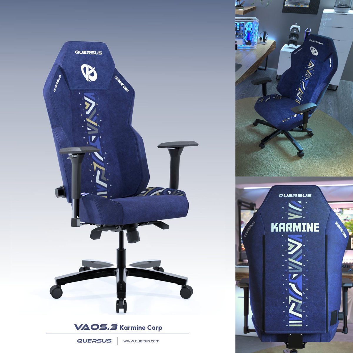 Quersus France (@quersusfr) on Twitter photo La QUERSUS VAOS.3 <a href="/KarmineCorp/">Karmine Corp</a> est à nouveau dispo – expédition sous 24h ! 💙
Les précommandes sont déjà en route - à ton tour de t'installer comme un boss 🏆
🔗 q.uers.us/Karmine
#Quersus #KCORP #esportgear #gamingcommunity #teamKCORP #gamingchair #gameon #esport La QUERSUS VAOS.3 <a href="/KarmineCorp/">Karmine Corp</a> est à nouveau dispo – expédition sous 24h ! 💙
Les précommandes sont déjà en route - à ton tour de t'installer comme un boss 🏆
🔗 q.uers.us/Karmine
#Quersus #KCORP #esportgear #gamingcommunity #teamKCORP #gamingchair #gameon #esport