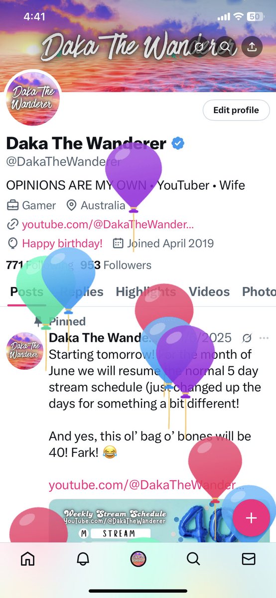 DakaTheWanderer's tweet image. I have exited the dirty 30’s &amp;amp; have officially entered the naughty 40’s! 🥳