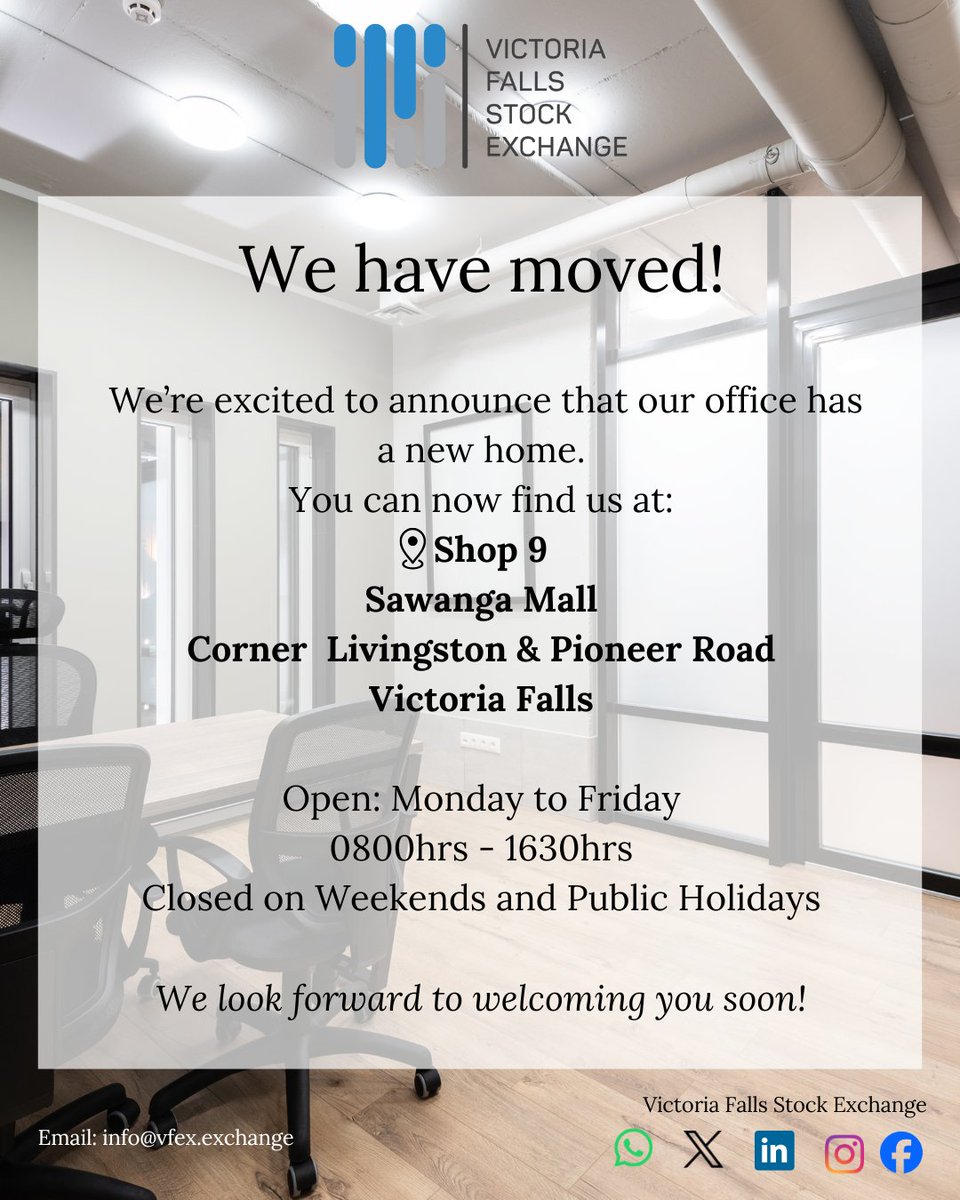 Victoria Falls Stock Exchange tweet media