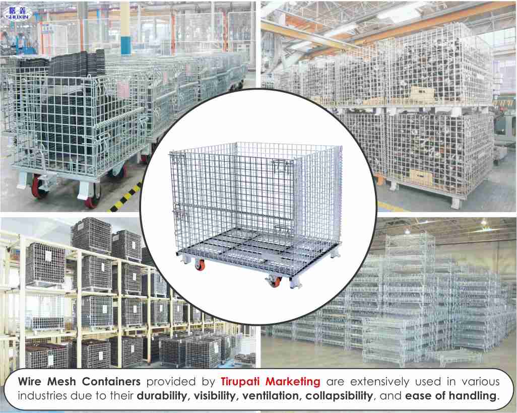 PvtTirupati's tweet image. #WireMeshContainers
#StorageSolutions
#IndustrialStorage
#SmartStorage
#HeavyDutyContainers
#WarehouseEfficiency
#StackableStorage
#CollapsibleContainers
#AutomotiveStorage
#WIPStorage
#EngineeringStorage
#warehousesolutions
#FMCGHandling
#FactoryStorage
tirupati.marketing