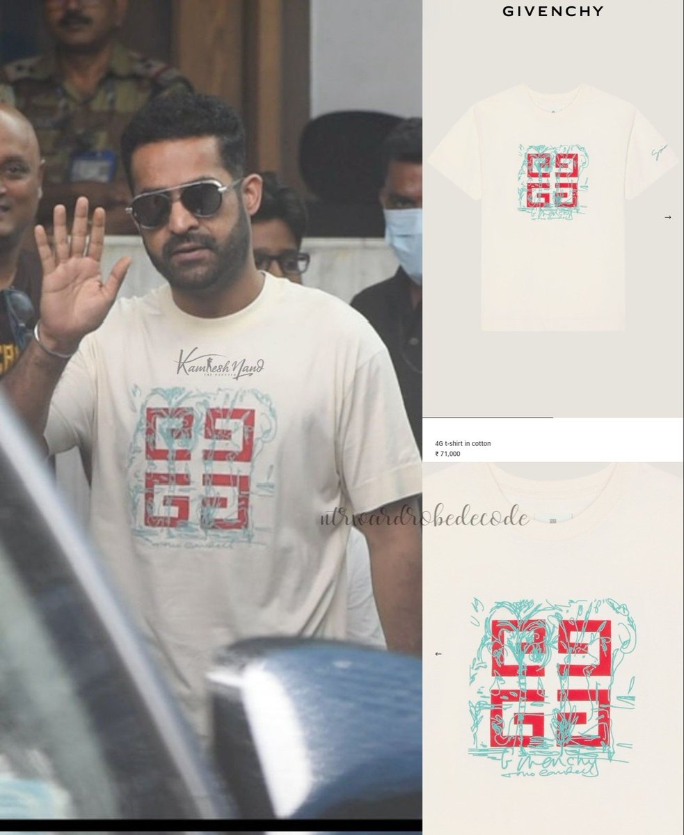 NTRWardrobe's tweet image. . @tarak9999 in Givenchy.
Cost - 71,000 INR
#NTRWardrobeDecode
#ManOfMassesNTR