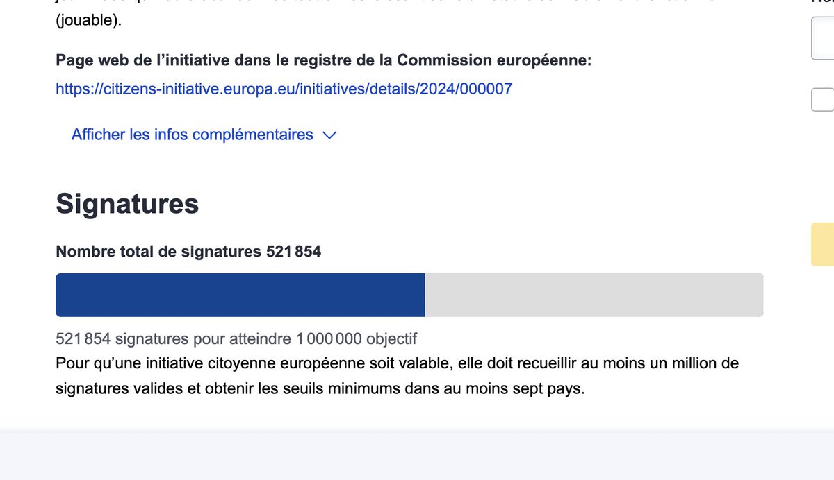 conkerax's tweet photo. Content de voir que la France atteint l'objectif de 100% de signatures pour la préservation du jeu vidéo sur la pétition européenne que je vous avais partagé il y a quelques mois "Stop à la Destruction des jeux vidéo"

➡️https://t.co/USMgJ0WoDC 

Certes, les 1 millions de signatures ne sont pas atteintes mais avec plus de 521 000 c'est déjà l'une des plus grandes des pétition existante sur le site actuellement 💪 Pour son créateur Ross Scott c'est pas suffisant, et on peut le comprendre, mais il y a quand même des éléments positifs à en tirer.

8 pays ont déjà atteint les 100% dans tous les cas, ce qui est vraiment intéressant. Il y a un véritable enjeu et cri de la part des joueurs pour que le JV puisse avoir une vraie "fin de vie" et ne disparaisse pas dans les méandres de la culture.

Il reste quelques jours pour la signer. Je ne sais pas si cela aboutira à quelque chose malgré tout, mais au moins la question montre qu'elle mérite d'être étudié au maximum.