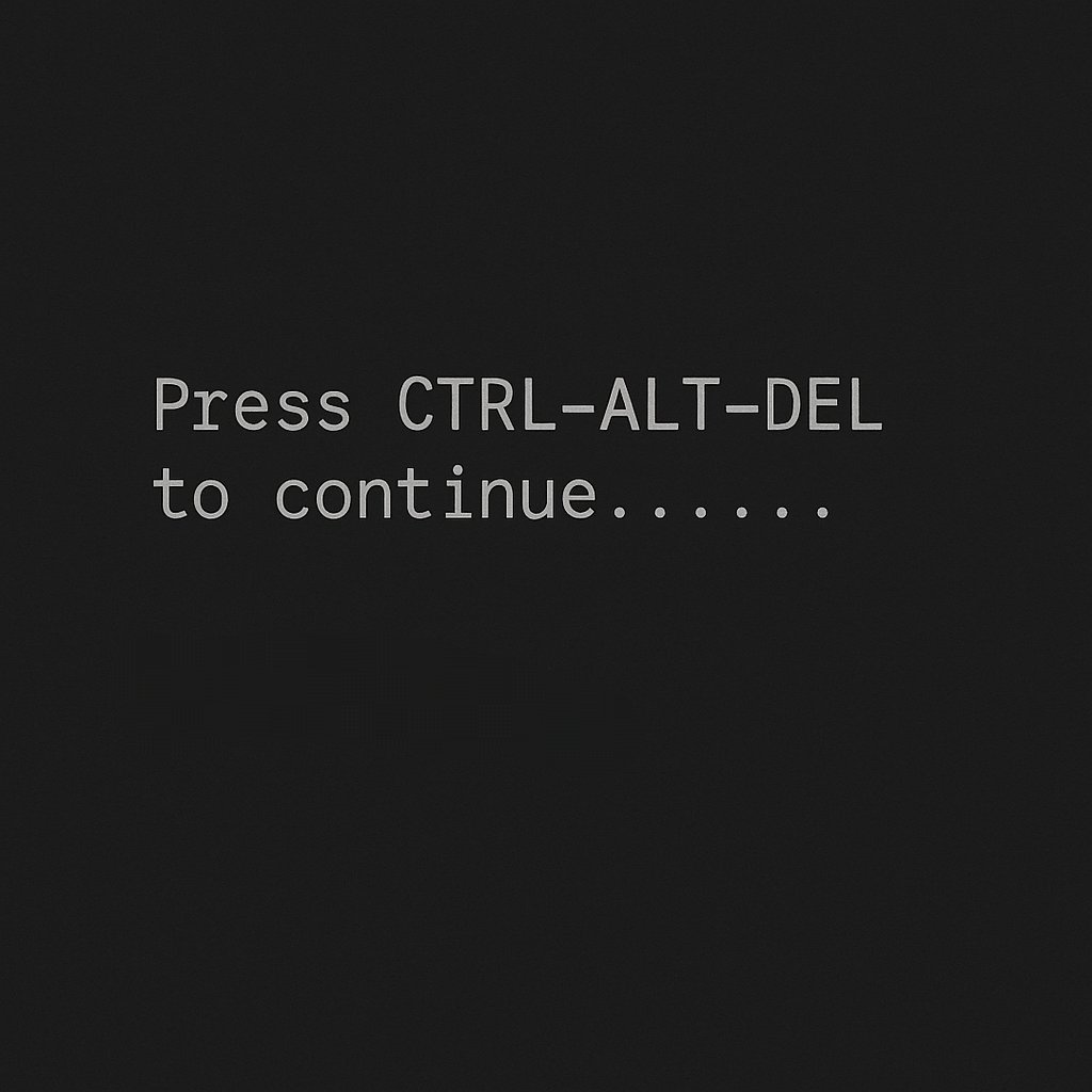 M_Codes6's tweet image. CTRL+ALT+DEL: The OG panic button.  

#nerdhumor #windows