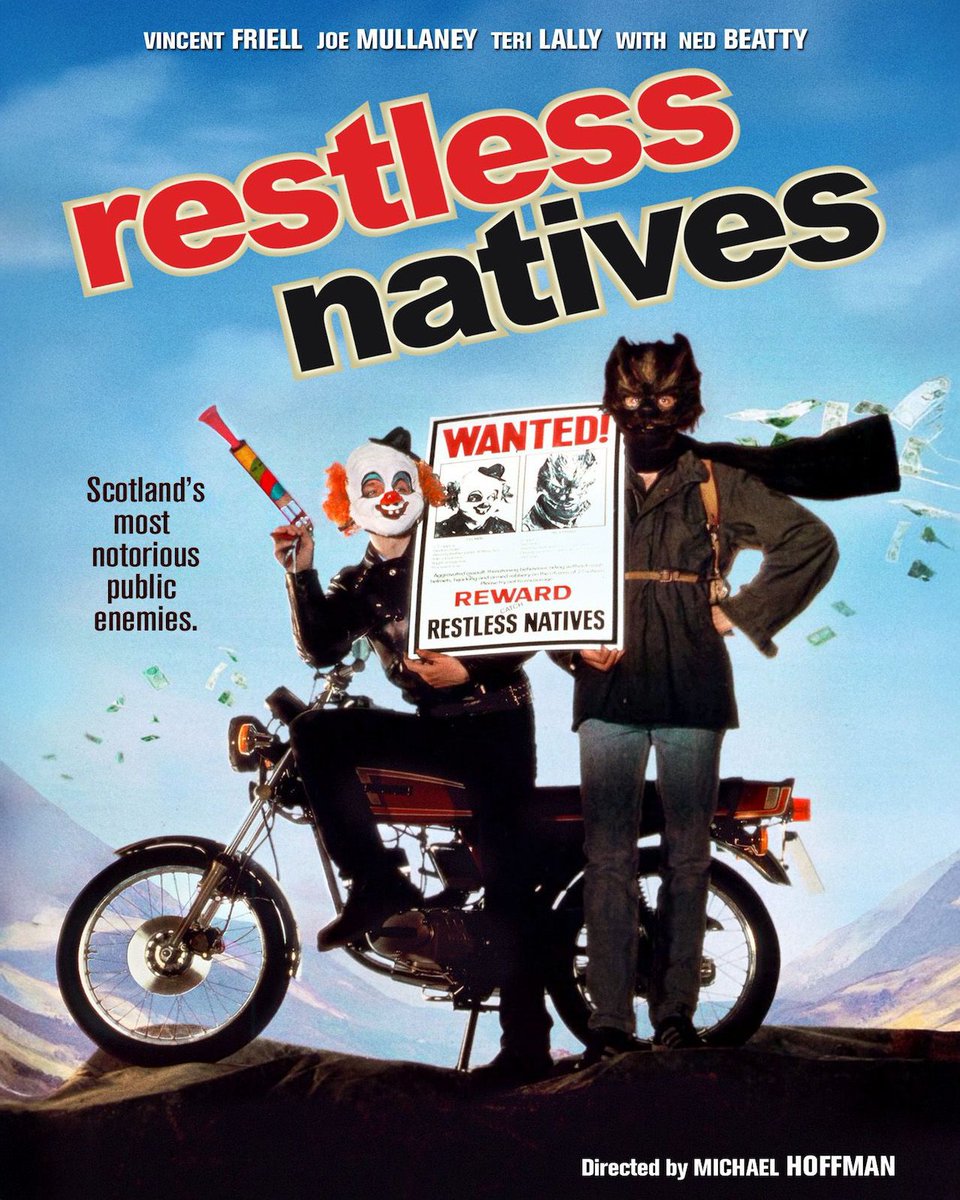On this day 40 years ago: Scottish cult comedy Restless Natives was released in UK cinemas.