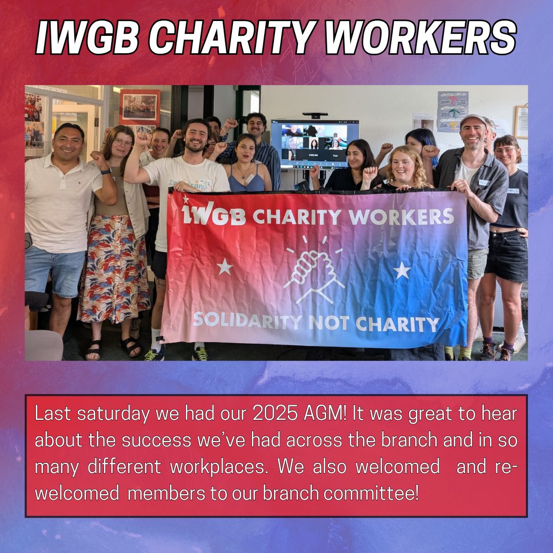 Last saturday we had our 2025 AGM! It was great to hear about the success we’ve had across the branch and in so many different workplaces. We also welcomed and re-welcomed members to our branch committee!