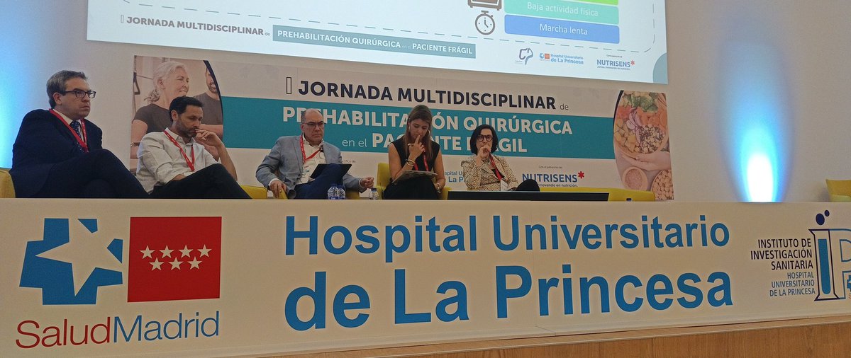 Comenzamos la I jornada multidisciplinar de prehabilitacion quirúrgica en el paciente frágil.