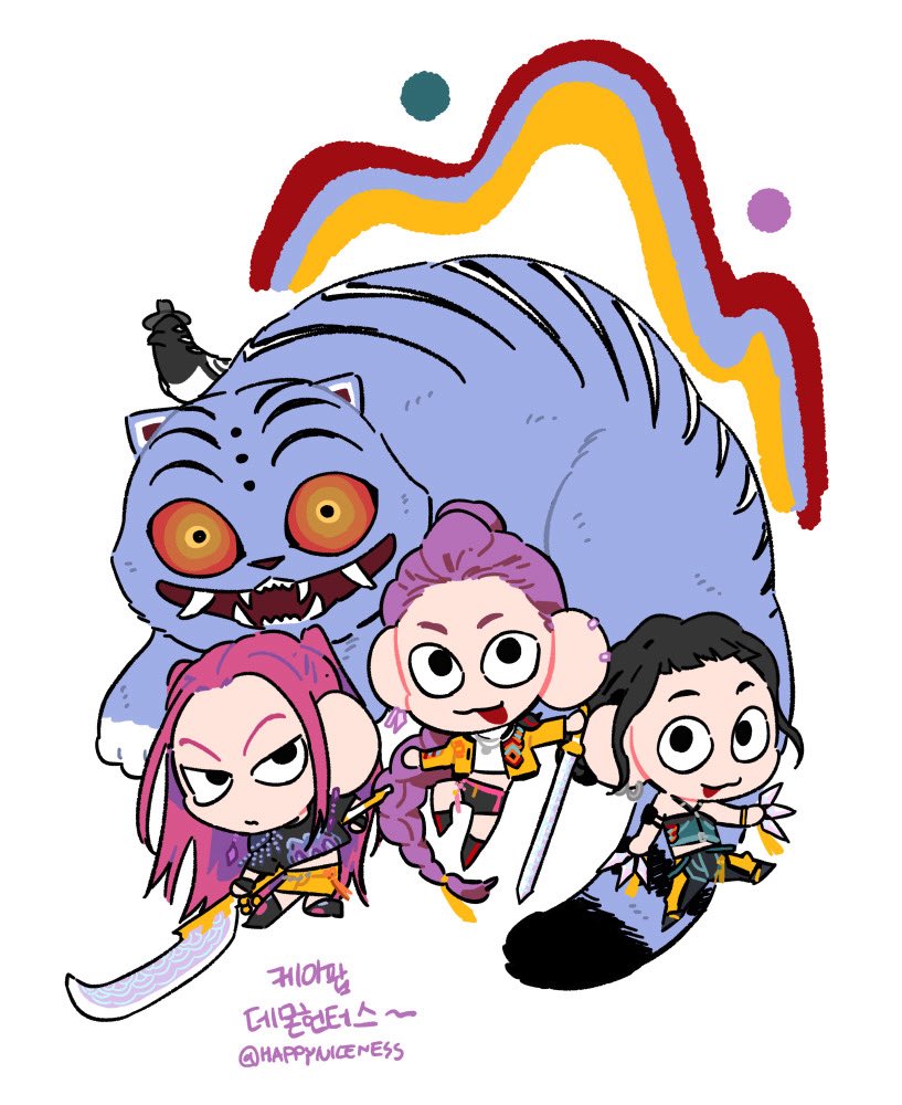 케이팝 데몬 헌터스 봤네