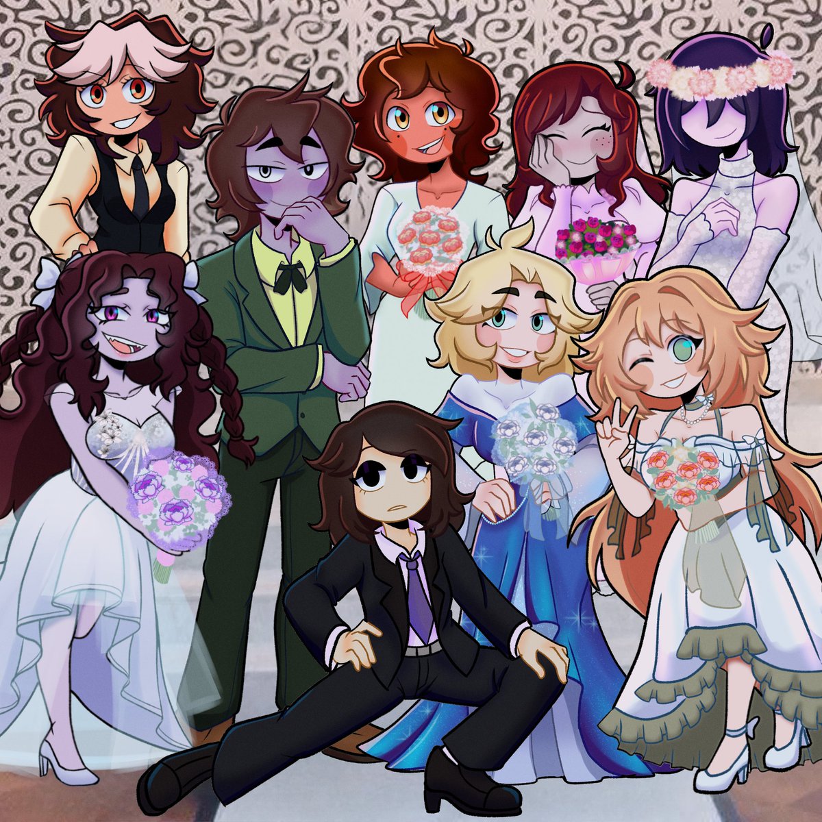 carpio_mic27's tweet photo. Wedding 🤭💖
Drawing that i did it for some friends I have met in MDHM's community 💖
I appreciate your friendship💖

#MyDearHatchetMan #MDHM #AlanOrion #oc https://t.co/eekVAOGoou