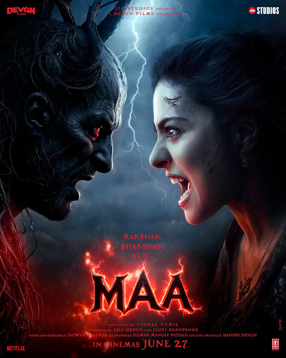 SalimKh57633692's tweet photo. #RealReview #maa movie hit hai... horror Danger movie VFX good Film main tree horror ...#Kajol performance good Roll #RonitRoy ok ok .my Review.... #maaReview 

@itsKajolD @ajaydevgn @jiostudios @NetflixIndia @TSeries
#MaaTheFilm https://t.co/WEWh3txpjX