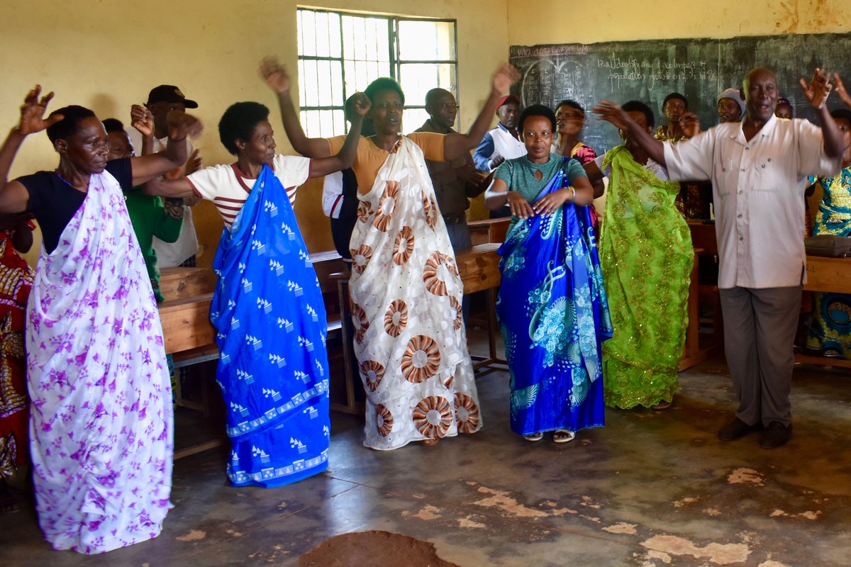 Nyabitekeri, your joy speaks volumes!

After completing 15 weeks in the #MvuraNkuvure program, mothers, fathers, and children danced with full hearts.
As the saying goes, “Out of the abundance of the heart, the mouth speaks.”