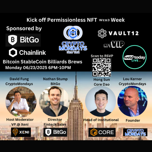 CryptoMondays NYC tweet media