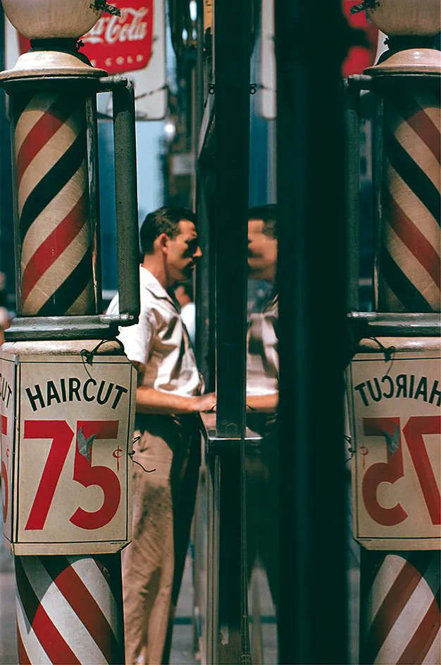 Haircut, 1956, by Saul Leiter