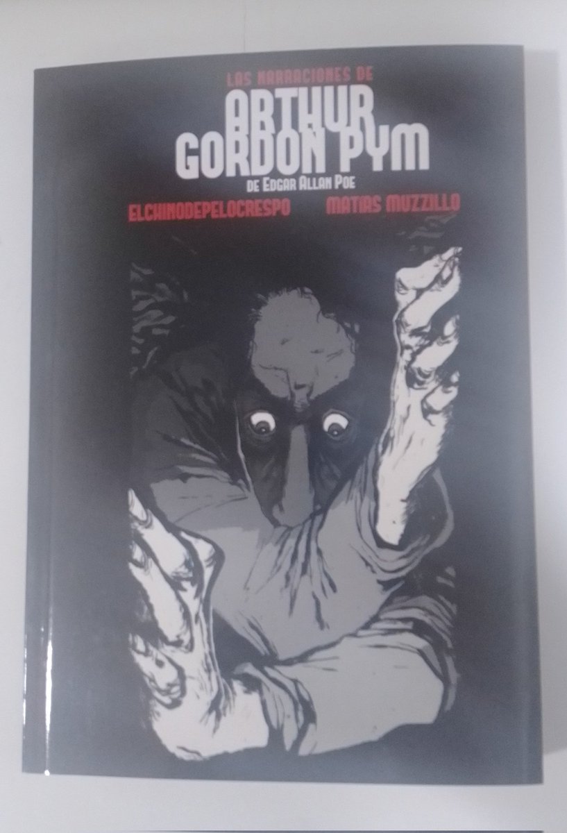 LAS NARRACIONES DE ARTHUR GORDON PYM de Edgar Allan Poe. elchinodepelocrespo al guión y Matias Muzzillo al dibujo.
Un pedazo de cómic.
<a href="/DesfiladeroE/">Desfiladero Ed</a> <a href="/EdKudelka/">Ediciones Kudelka</a> 
Prólogo de Layla Martínez.
269 páginas 
No lo dejéis pasar.