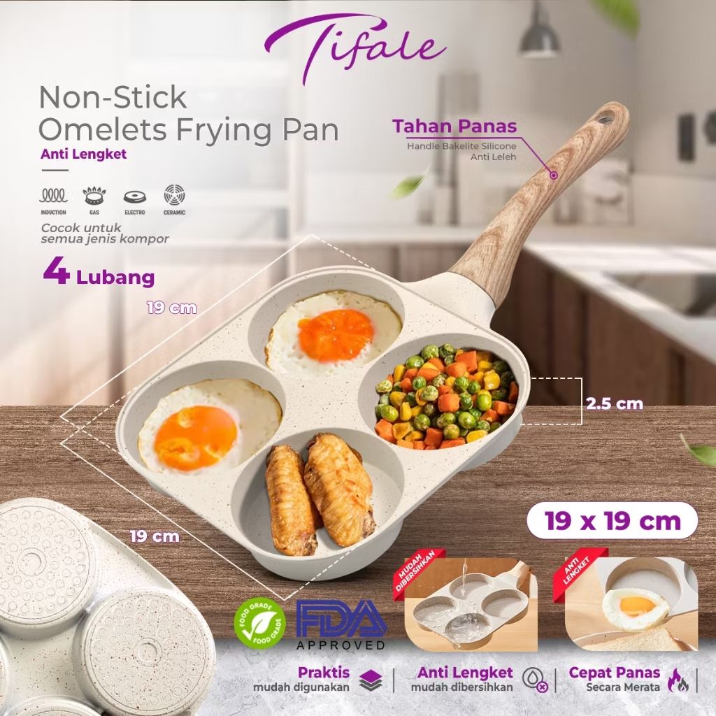 hennyindrie's tweet photo. Cek Tifale Tamago Wajan Penggorengan 4IN1 Telur Pancake Omlet Pan Breakfast Anti Lengket dengan harga Rp69.900. Dapatkan di Shopee sekarang! https://t.co/F40SQoL3x6 https://t.co/b078D9bmts