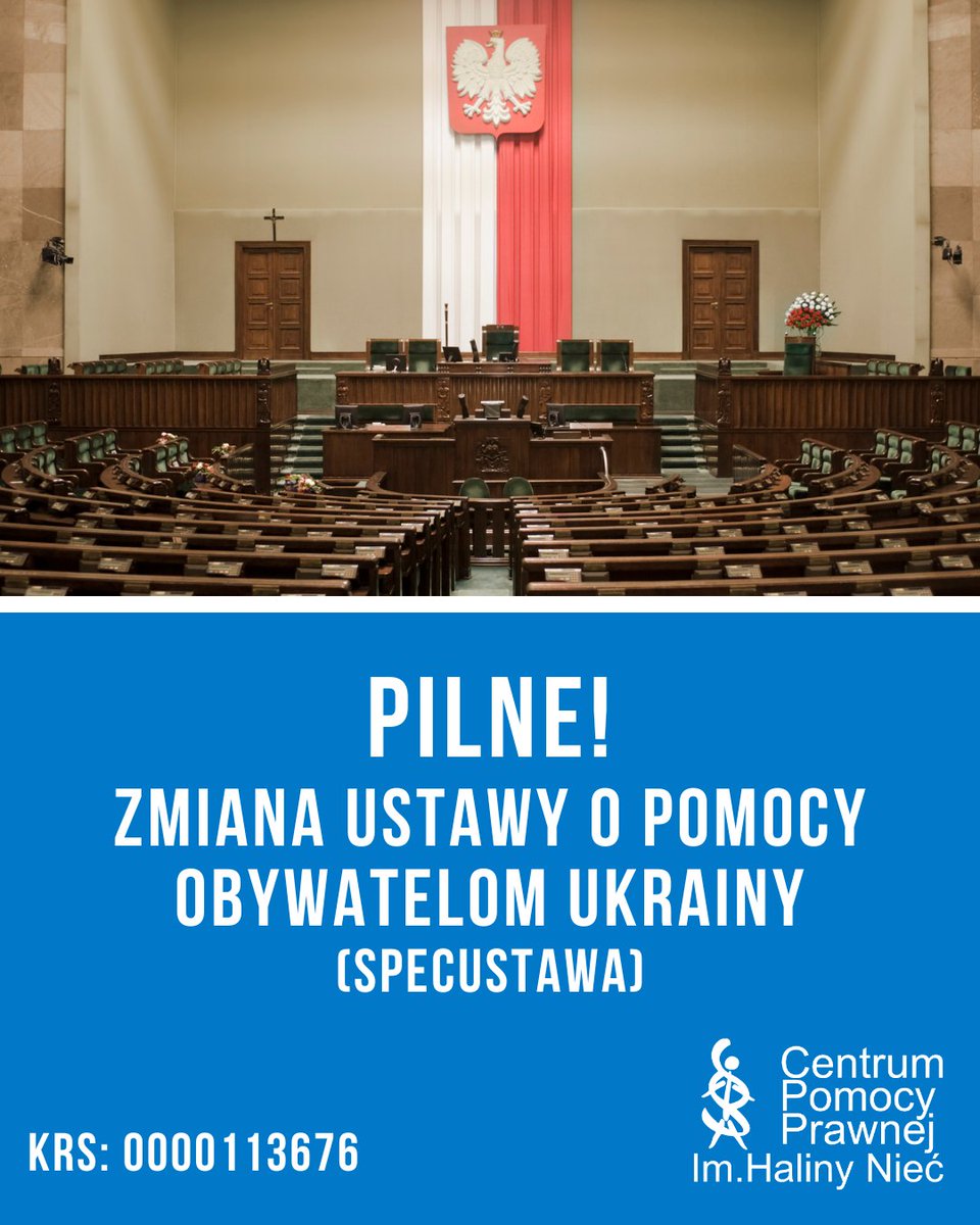 ‼️Ustawodawca opublikował założenia nowelizacji ustawy o pomocy obywatelom Ukrainy w związku z konfliktem zbrojnym na terytorium tego państwa.
Wśród proponowanych zmian znajdują się m.in.: 1/8