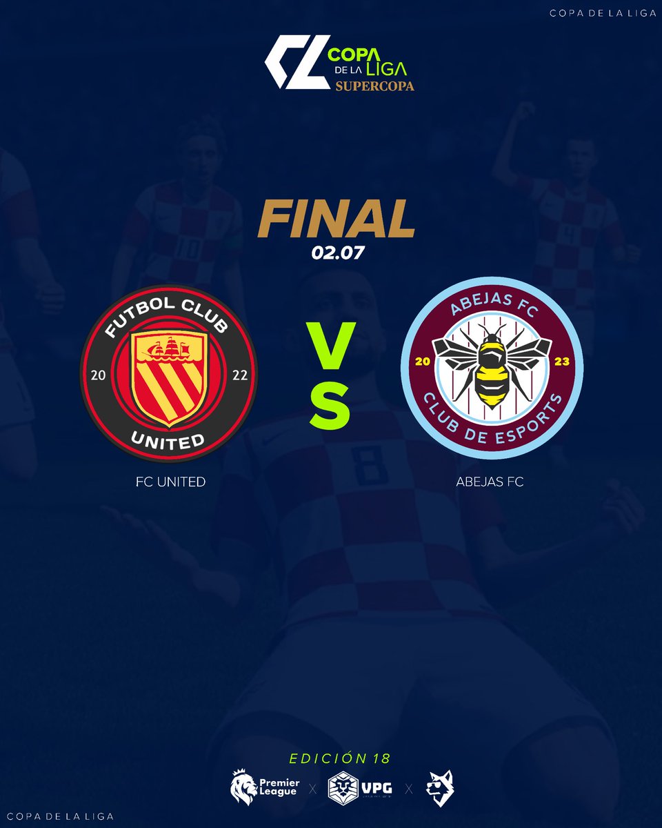 VPG_mx's tweet photo. #VPG | Supercopa 18

#FCU 🆚 #ABE / 02.07

#VPGPLeague #CLS #VPG https://t.co/clHwv1Jfjg